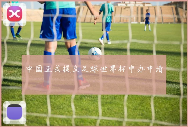 中国正式提交足球世界杯申办申请