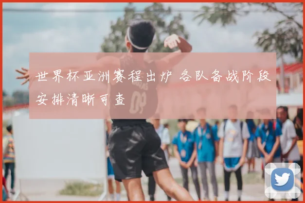 世界杯亚洲赛程出炉 各队备战阶段安排清晰可查